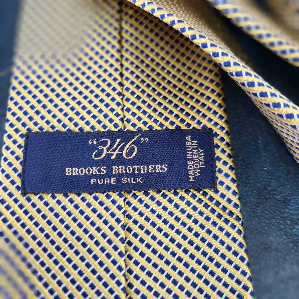 Lot of 3 Brooks Brother's Makers 100% Silk Ties Men's Preppy Business Office